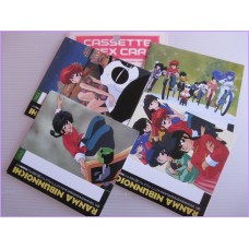 RANMA 1/2 Set C Cassette INDEX CARD Anime 90s